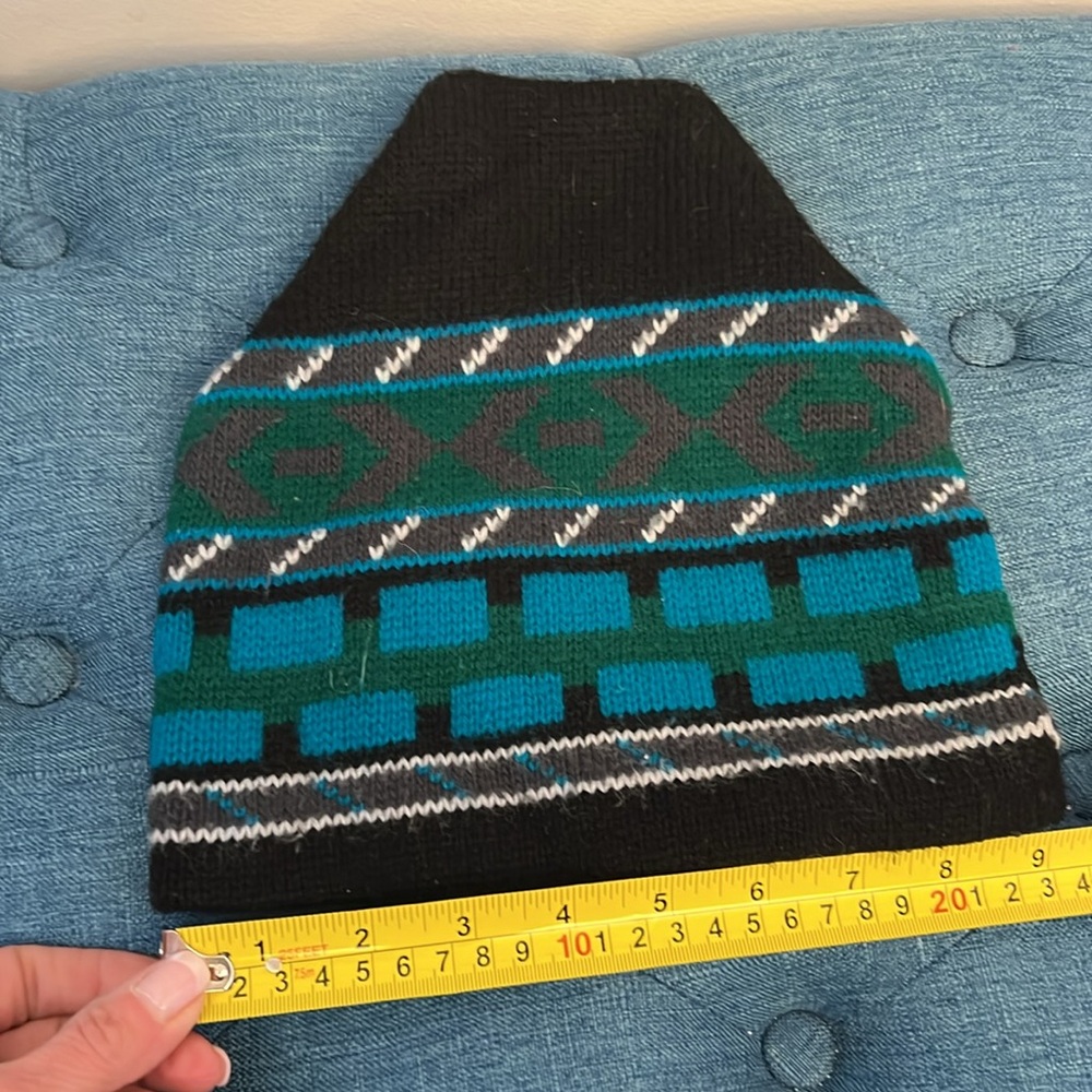 ❤️HOST PICK❤️Turquoise Pattern Ski Hat-See photos Questions - Picture 3 of 5